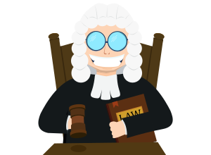 Computer scientist dressed as a lawyer